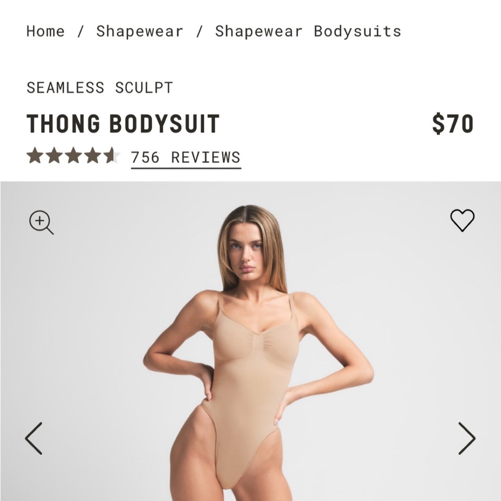 Seamless Sculpt Thong Bodysuit